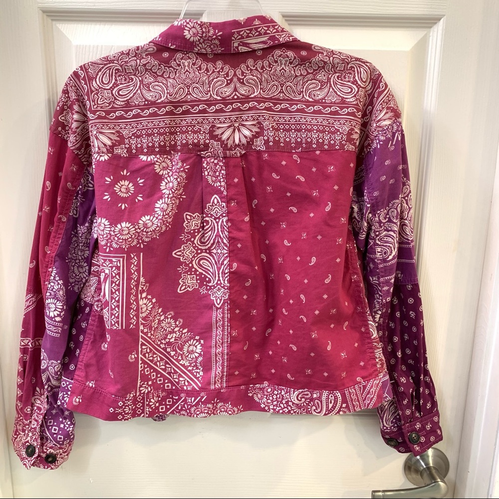 Gap The 1969 Collection Patchwork Bandana Print L… - image 8